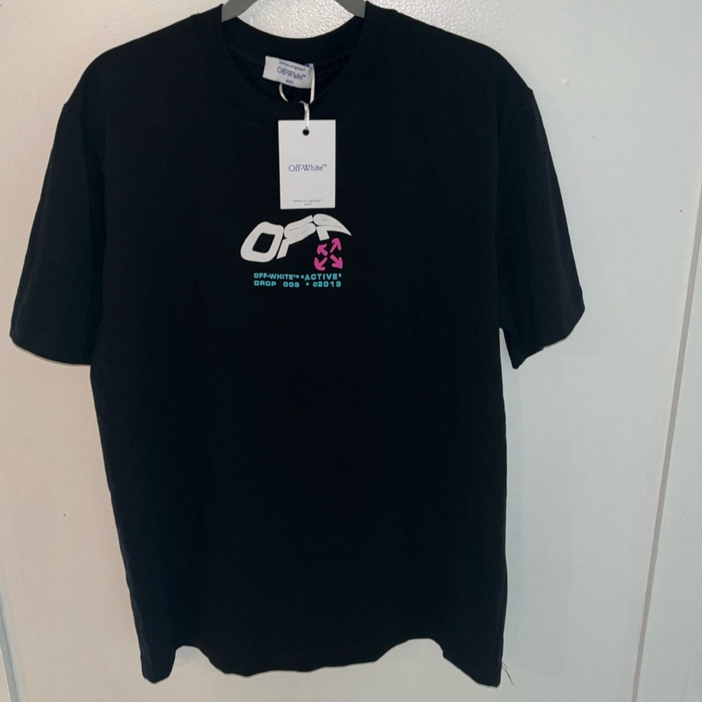 OFF-WHITE X KAWS T-SHIRT BLACK
